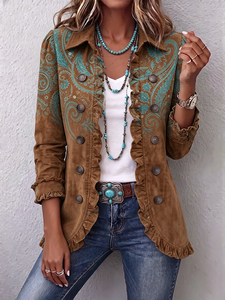 Rocío | Chaqueta Paisley con Volantes