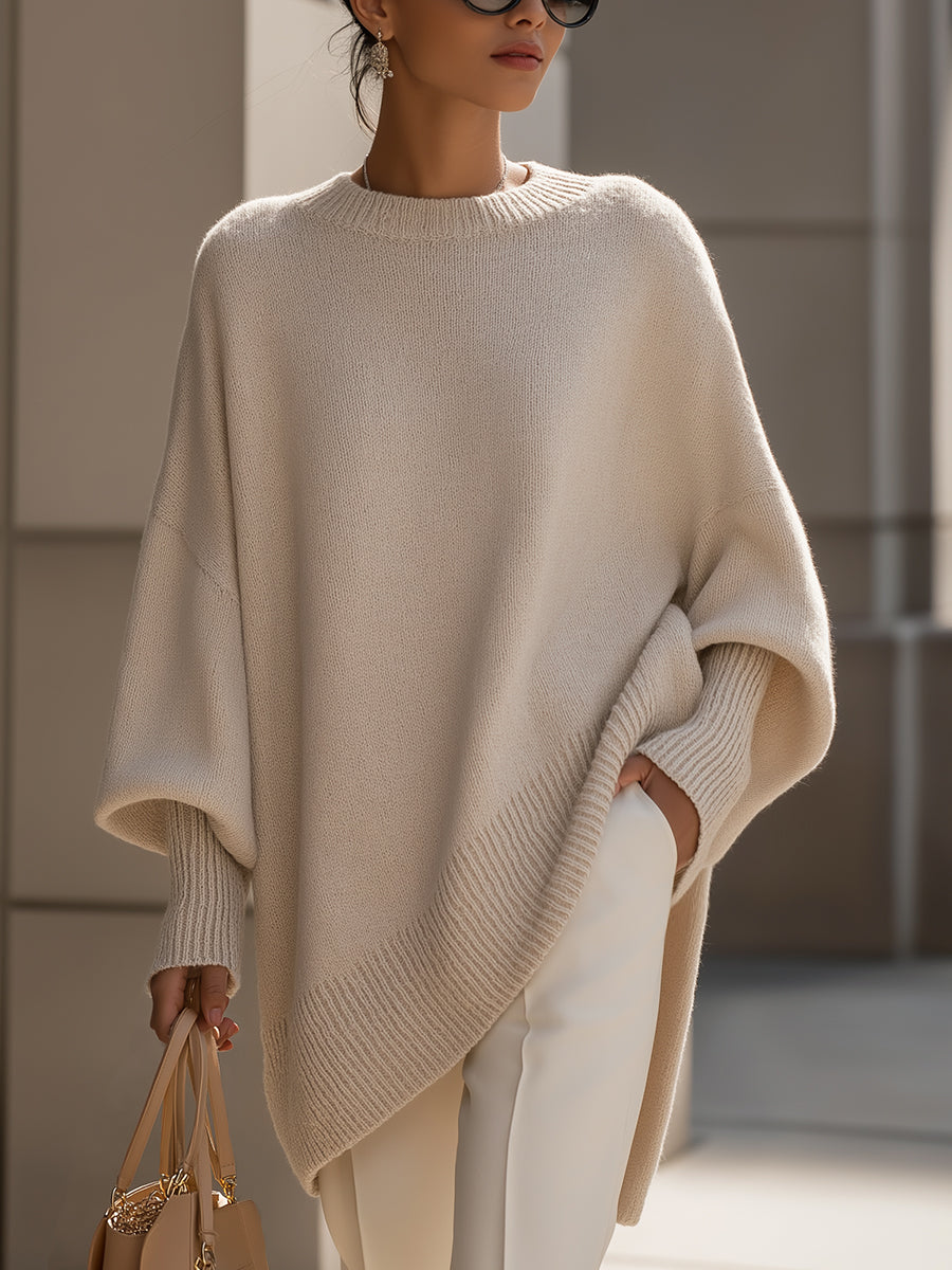 Dolores | Jersey Oversize con Cuello Amplio