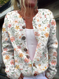 Ippolita | Cardigan Floral de Punto Vintage