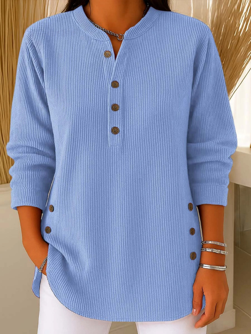 Eva | Túnica Henley con Botones