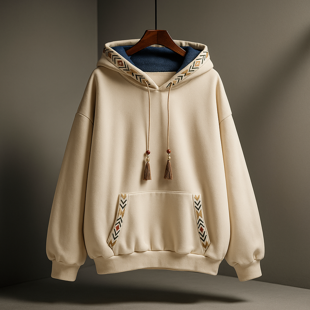 Fleur Tassel Hoodie