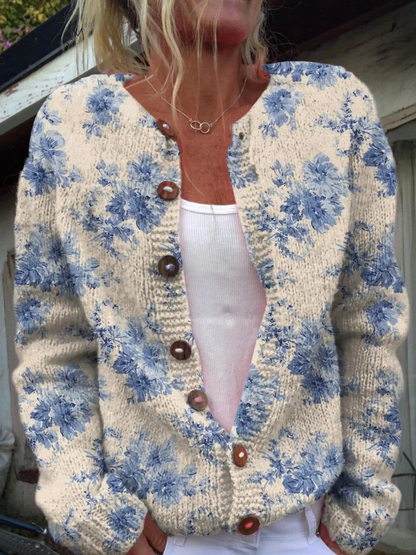 Clarissa | Cardigan de Punto Vintage