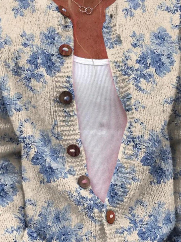 Clarissa | Cardigan de Punto Vintage