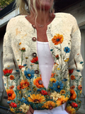 Adriana | Cardigan Floral Vintage