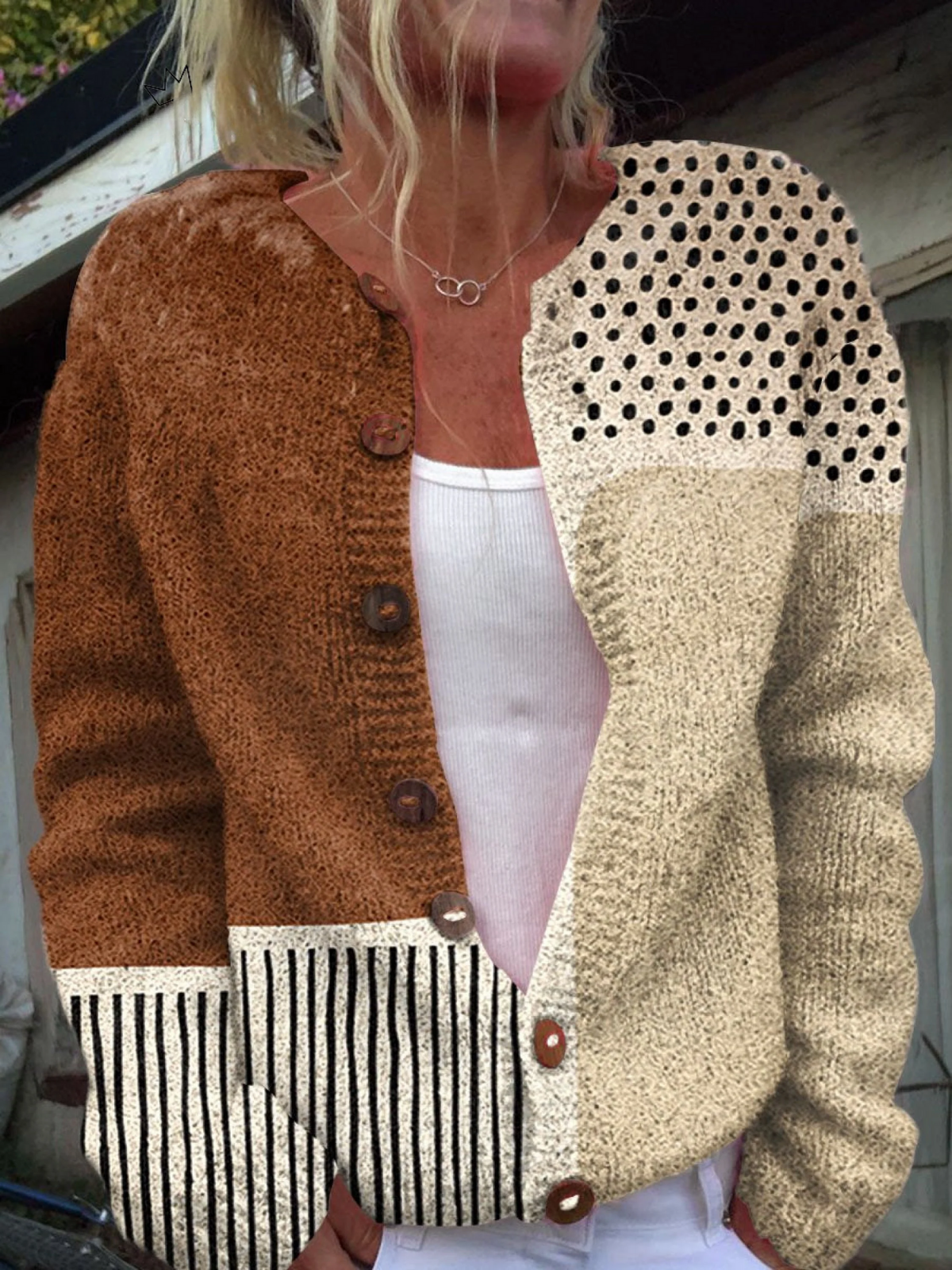 Ofelia | Cardigan de Punto Vintage