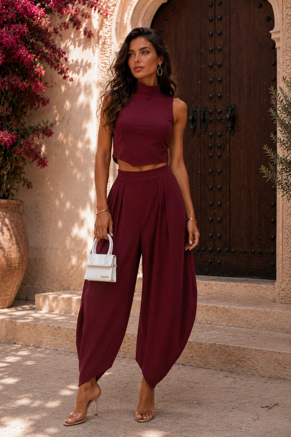 Emma - Conjunto con pantalón globo