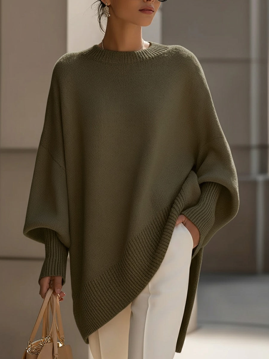 Dolores | Jersey Oversize con Cuello Amplio