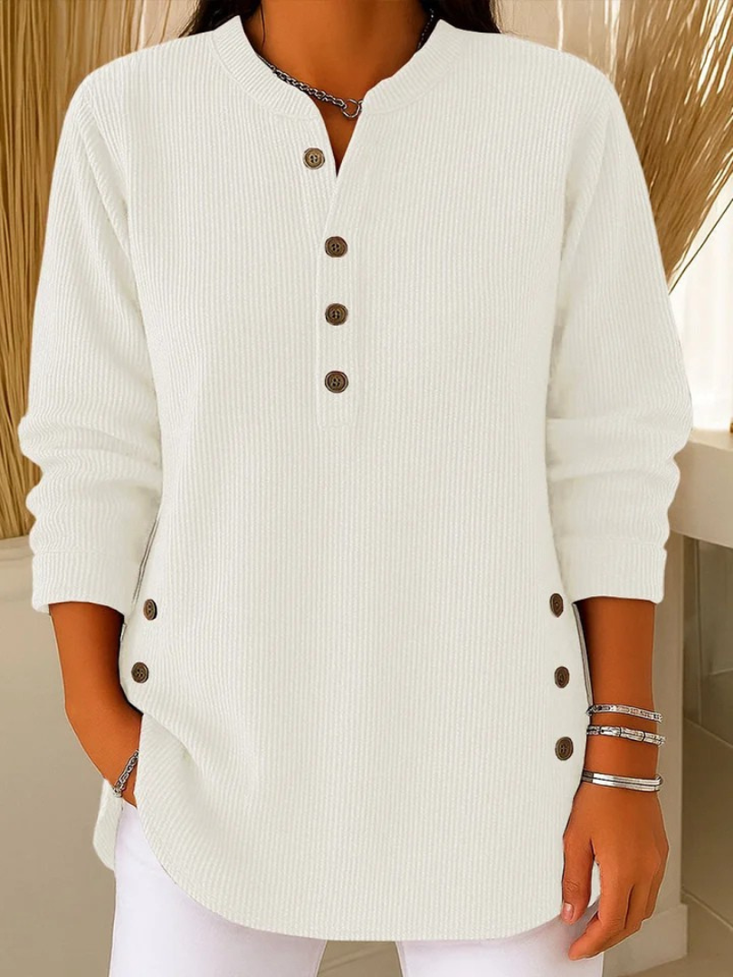 Eva | Túnica Henley con Botones
