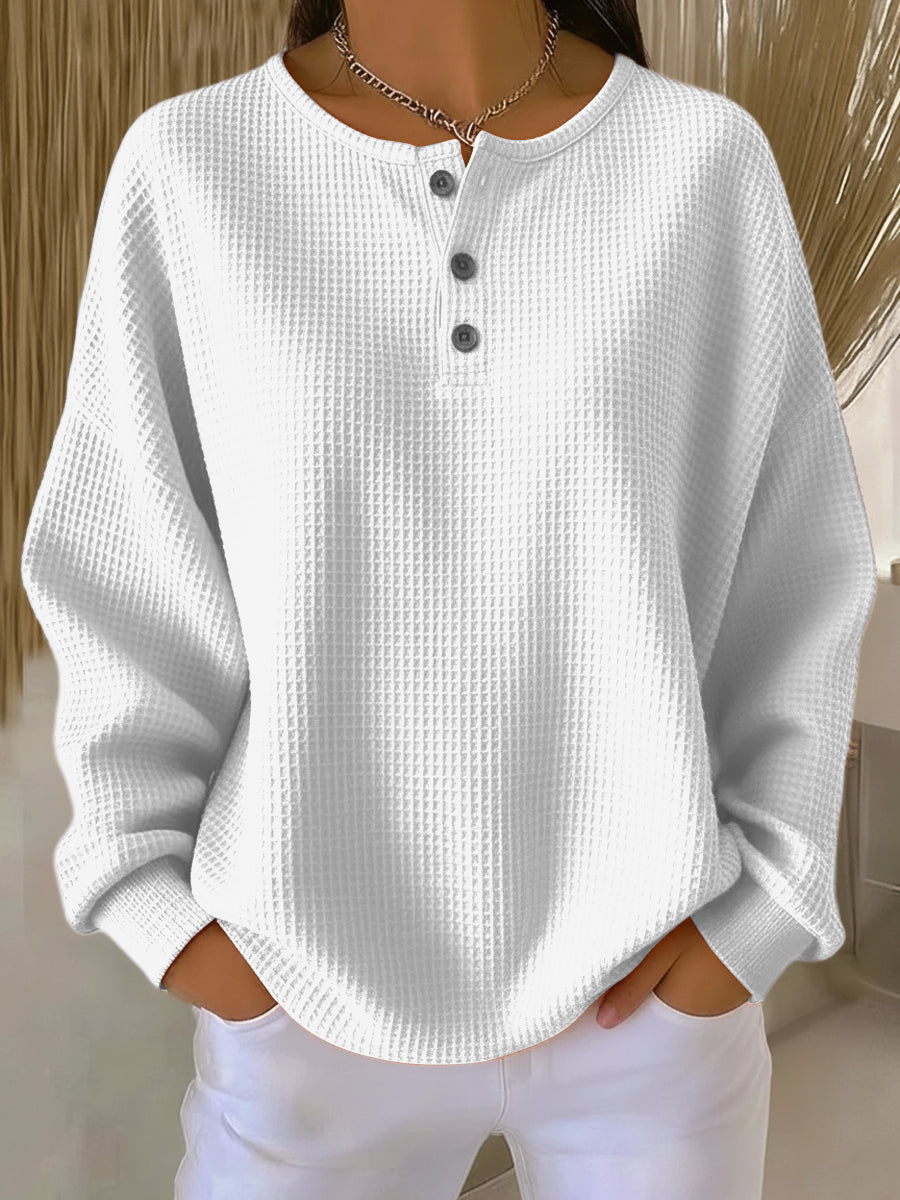 Montserrat | Sudadera Henley Texturizada
