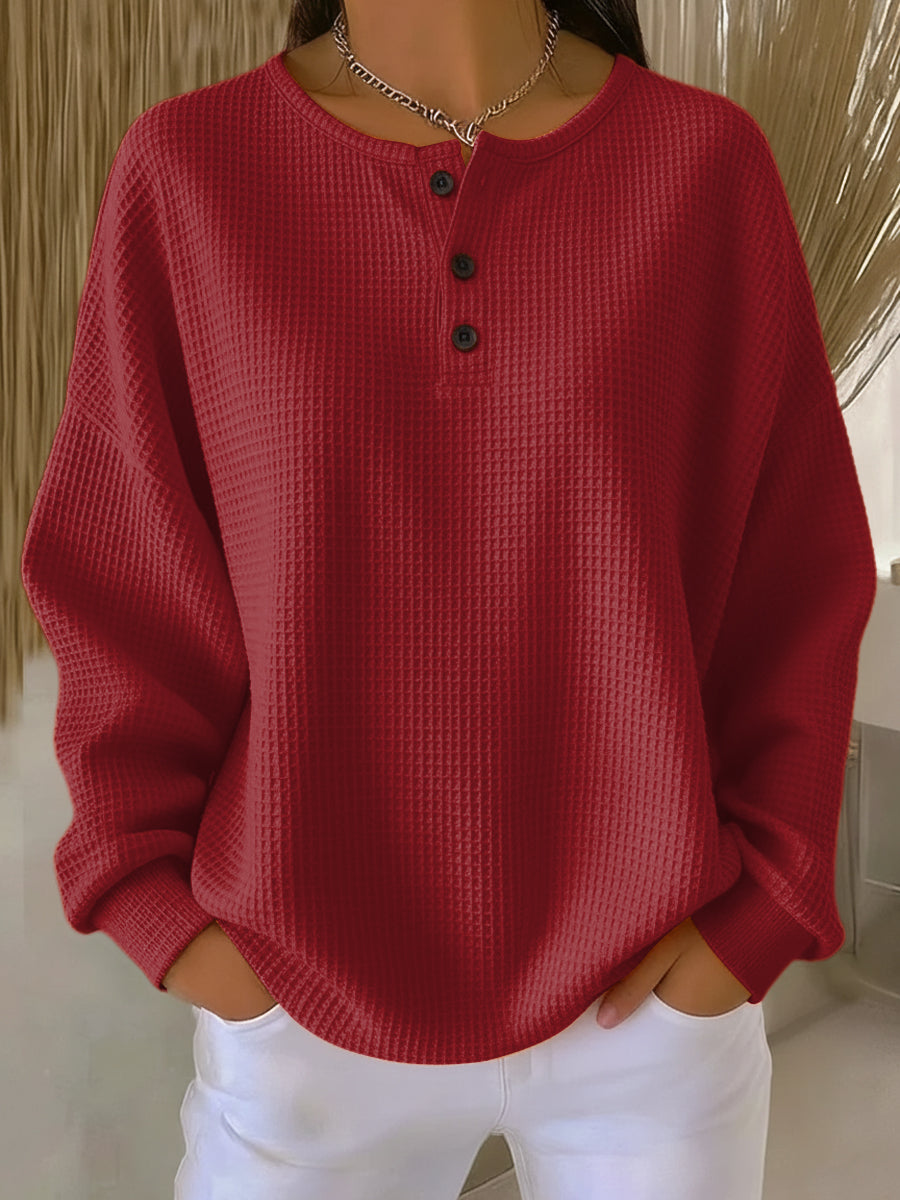 Montserrat | Sudadera Henley Texturizada