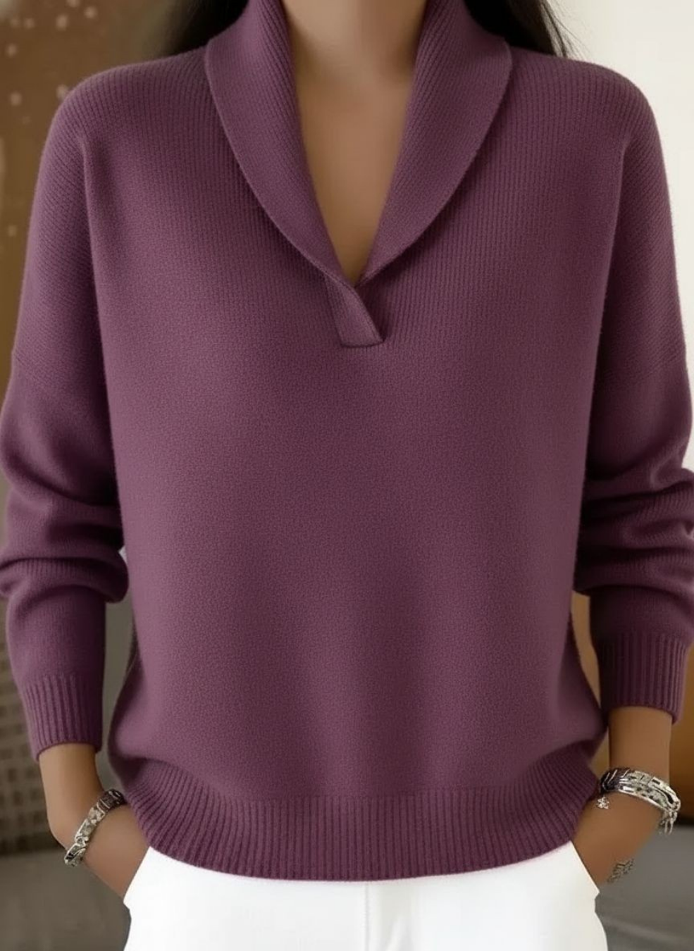 Manuela | Jersey con Escote en V