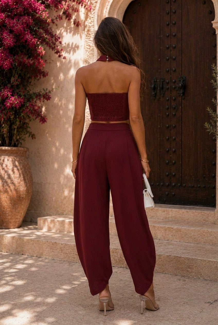 Emma - Conjunto con pantalón globo