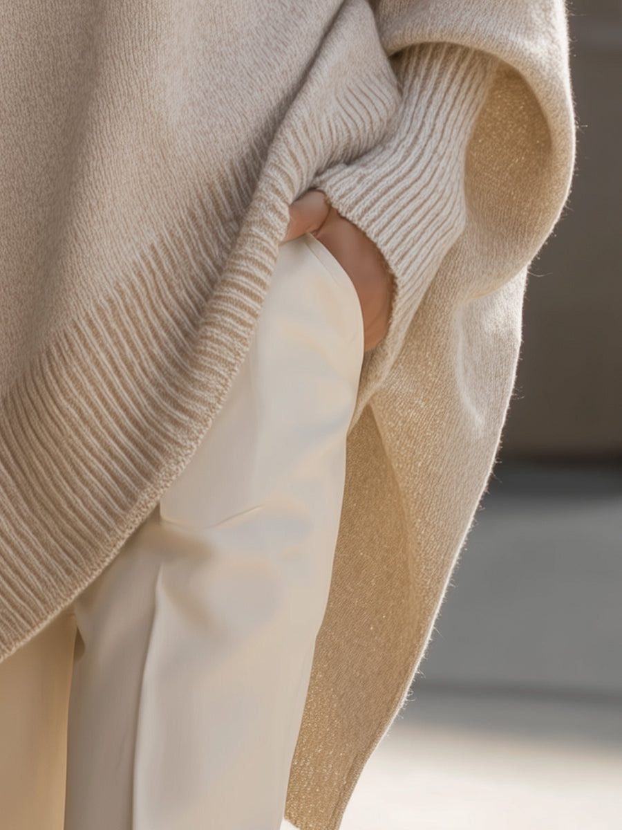 Dolores | Jersey Oversize con Cuello Amplio