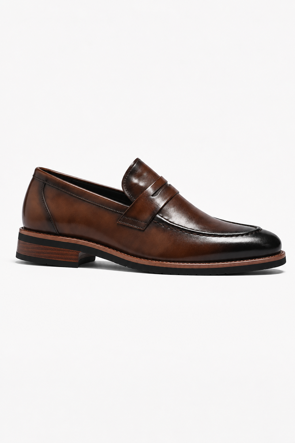 Bruno | Mocasín Penny Envejecido