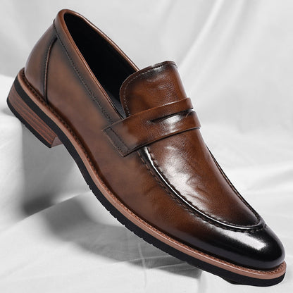 Bruno | Mocasín Penny Envejecido