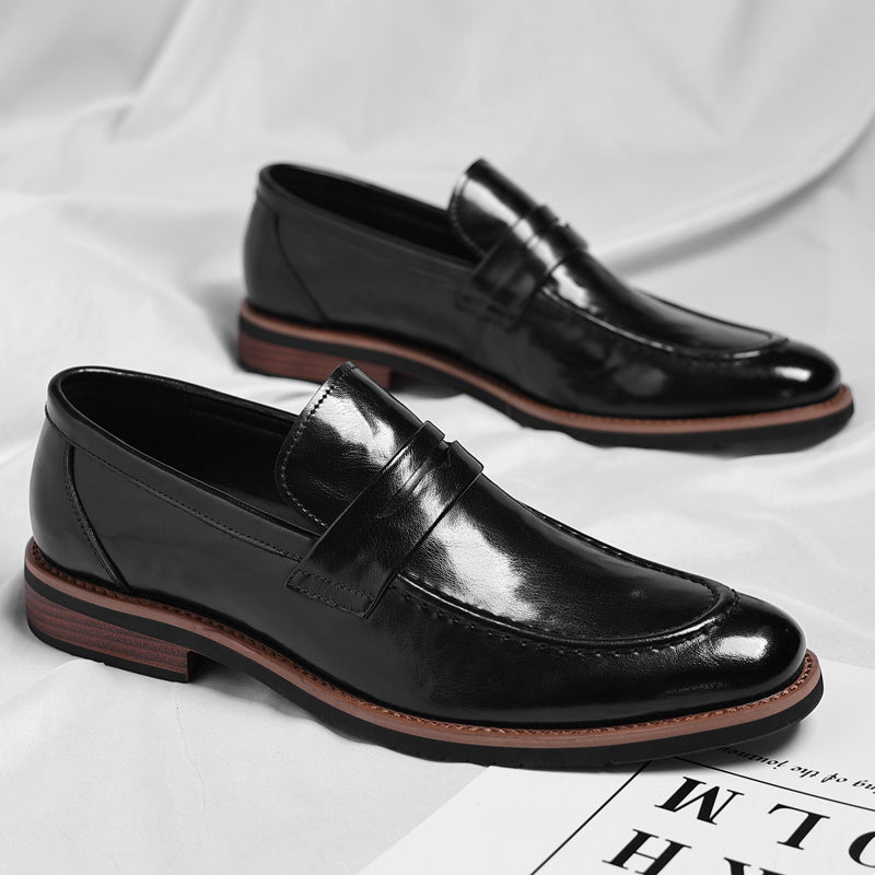 Bruno | Mocasín Penny Envejecido