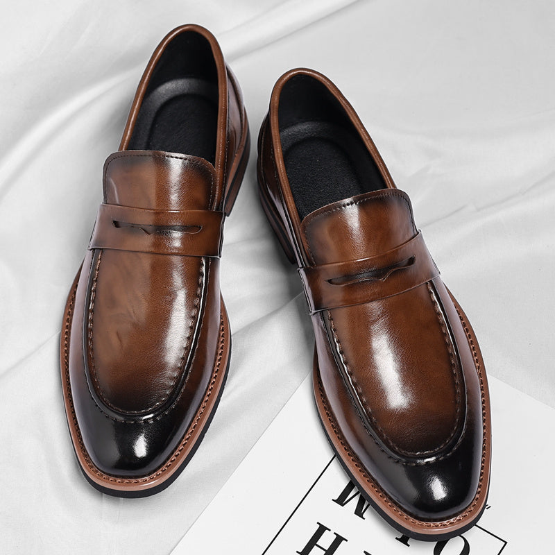Bruno | Mocasín Penny Envejecido