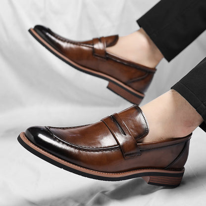 Bruno | Mocasín Penny Envejecido