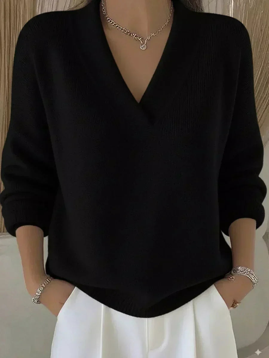 Raquel | Jersey Suave con Escote en V