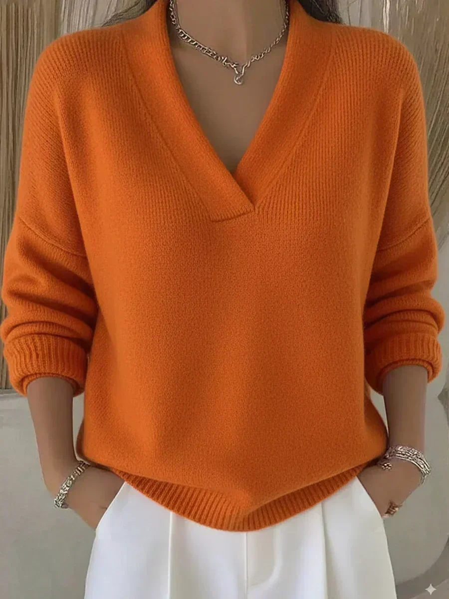 Raquel | Jersey Suave con Escote en V