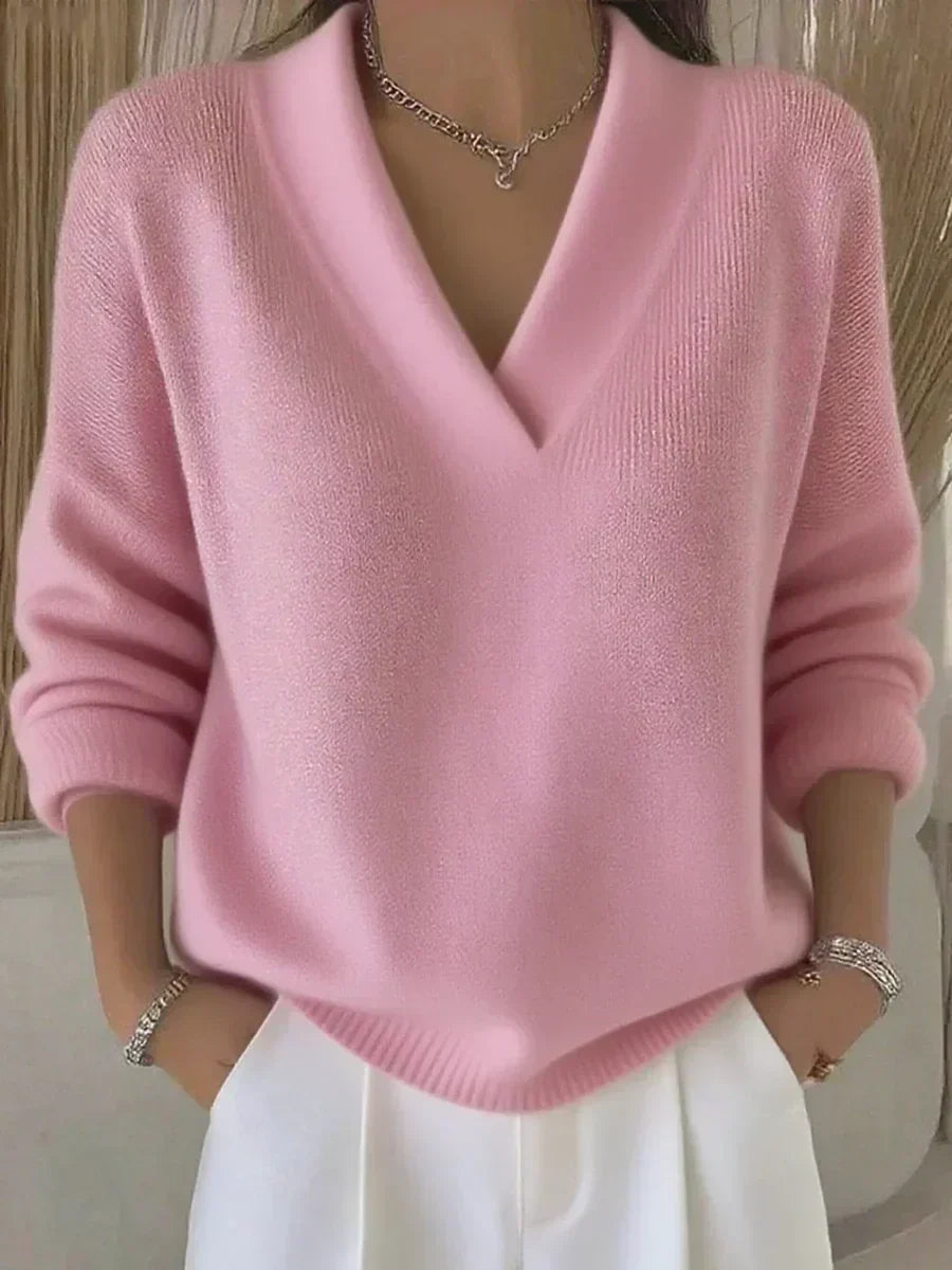 Raquel | Jersey Suave con Escote en V