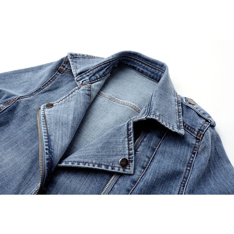 Luxe Twill Denim Jacket
