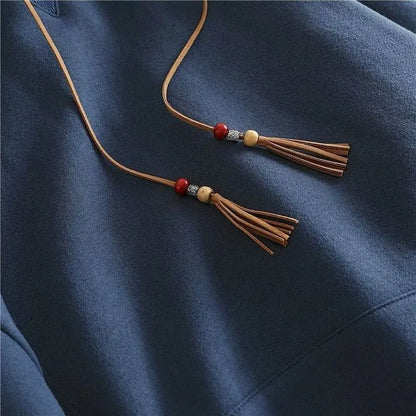 Fleur Tassel Hoodie