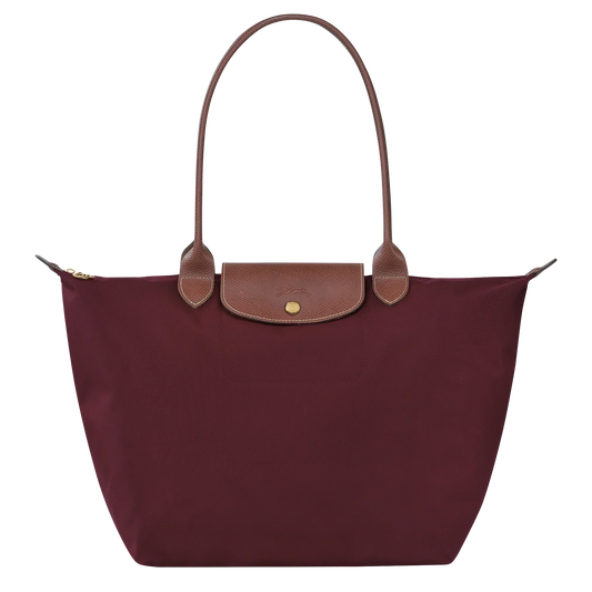 Lucía | Bolso Plegable Grande Burdeos