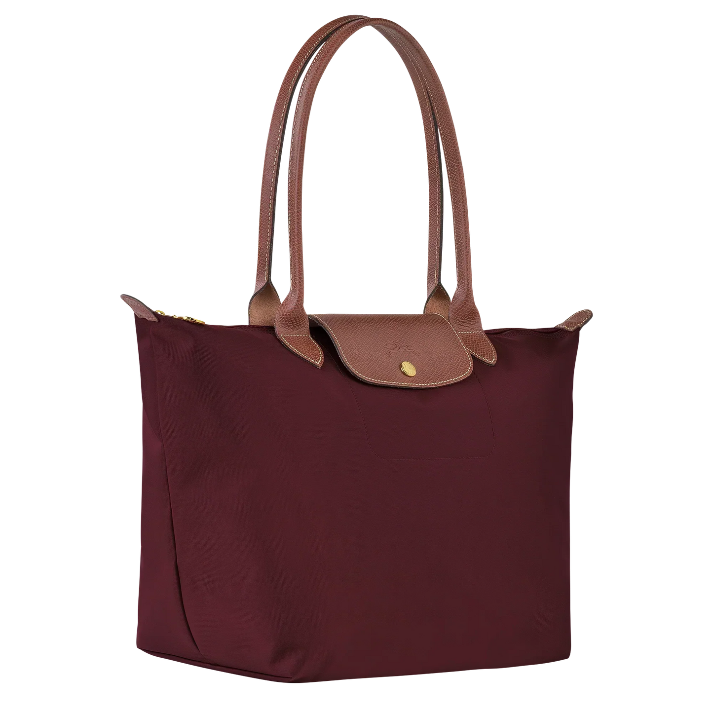 Lucía | Bolso Plegable Grande Burdeos