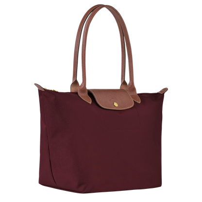 Lucía | Bolso Plegable Grande Burdeos