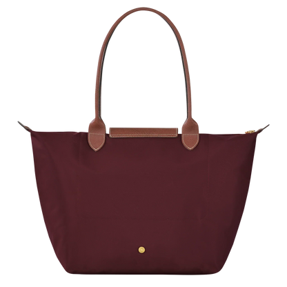 Lucía | Bolso Plegable Grande Burdeos