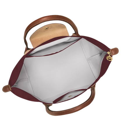 Lucía | Bolso Plegable Grande Burdeos