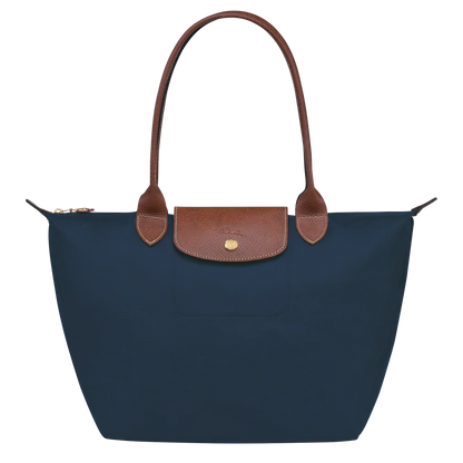Alba | Bolso Plegable Mediano Azul Marino