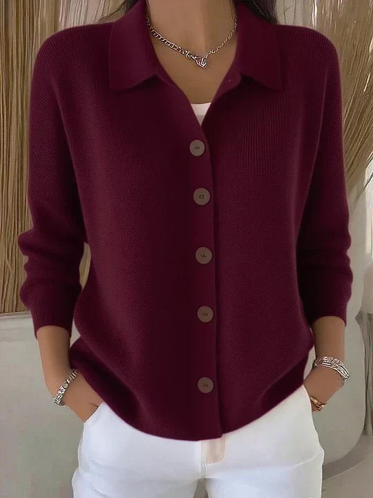 Macarena | Cardigan con Cuello y Botones