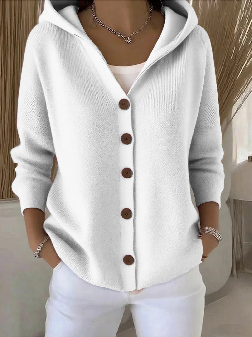 Berta | Cardigan con Capucha