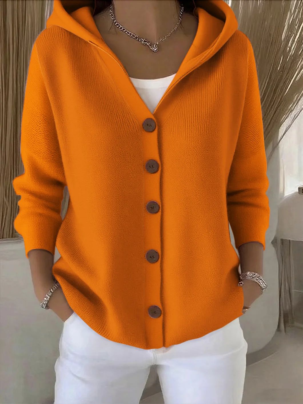 Berta | Cardigan con Capucha