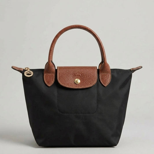 Elena | Borsa pieghevole media nera