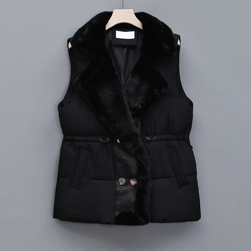 The Lapel Puffer Vest
