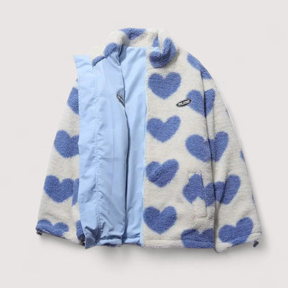 Valeria | Chaqueta Reversible de Corazones