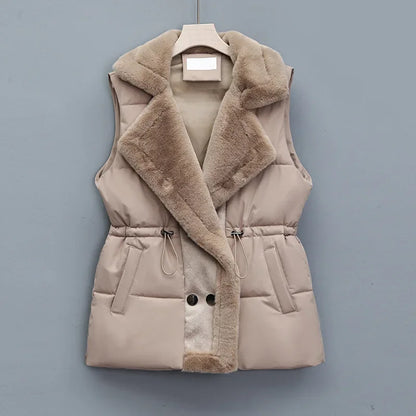The Lapel Puffer Vest