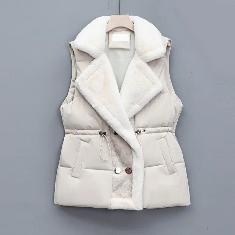 The Lapel Puffer Vest