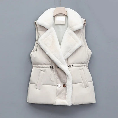 The Lapel Puffer Vest