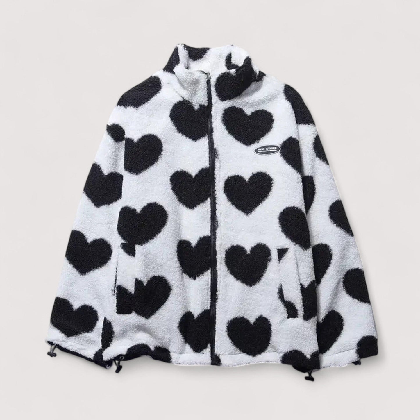 Valeria | Chaqueta Reversible de Corazones