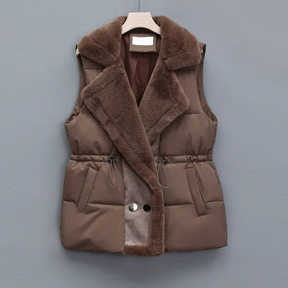 The Lapel Puffer Vest
