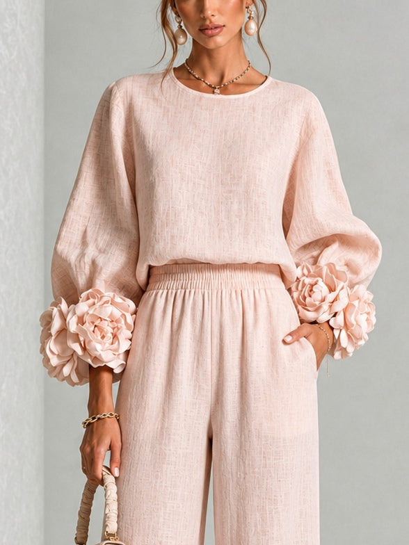 Rosalía | Conjunto Puños Florales