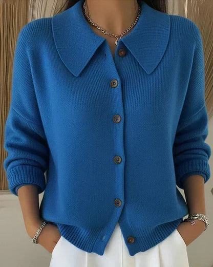 Nieves | Cardigan con Cuello Camisero