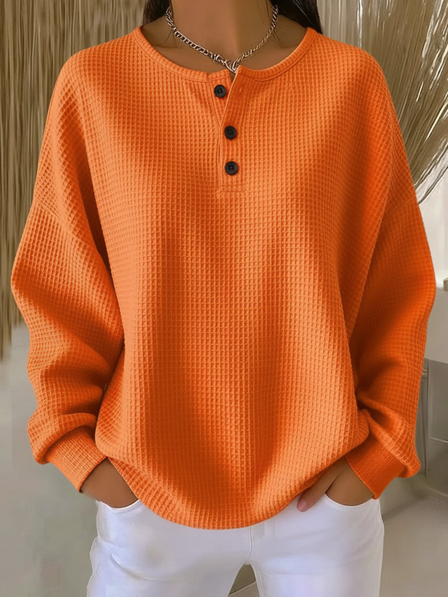 Montserrat | Sudadera Henley Texturizada