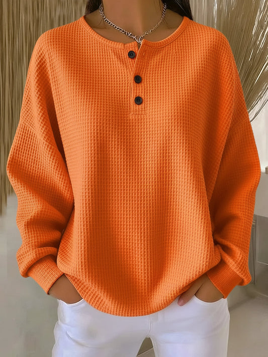 Montserrat | Sudadera Henley Texturizada