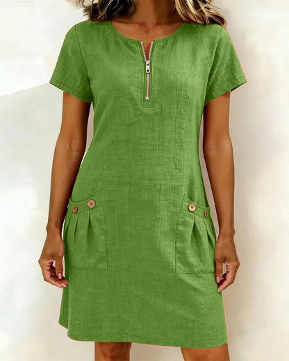 Valeria - Vestido bolsillo lateral