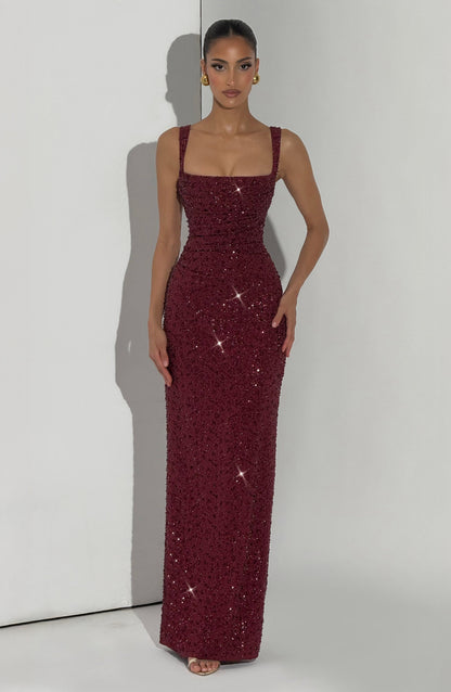 Carlota - Vestido largo de lentejuelas